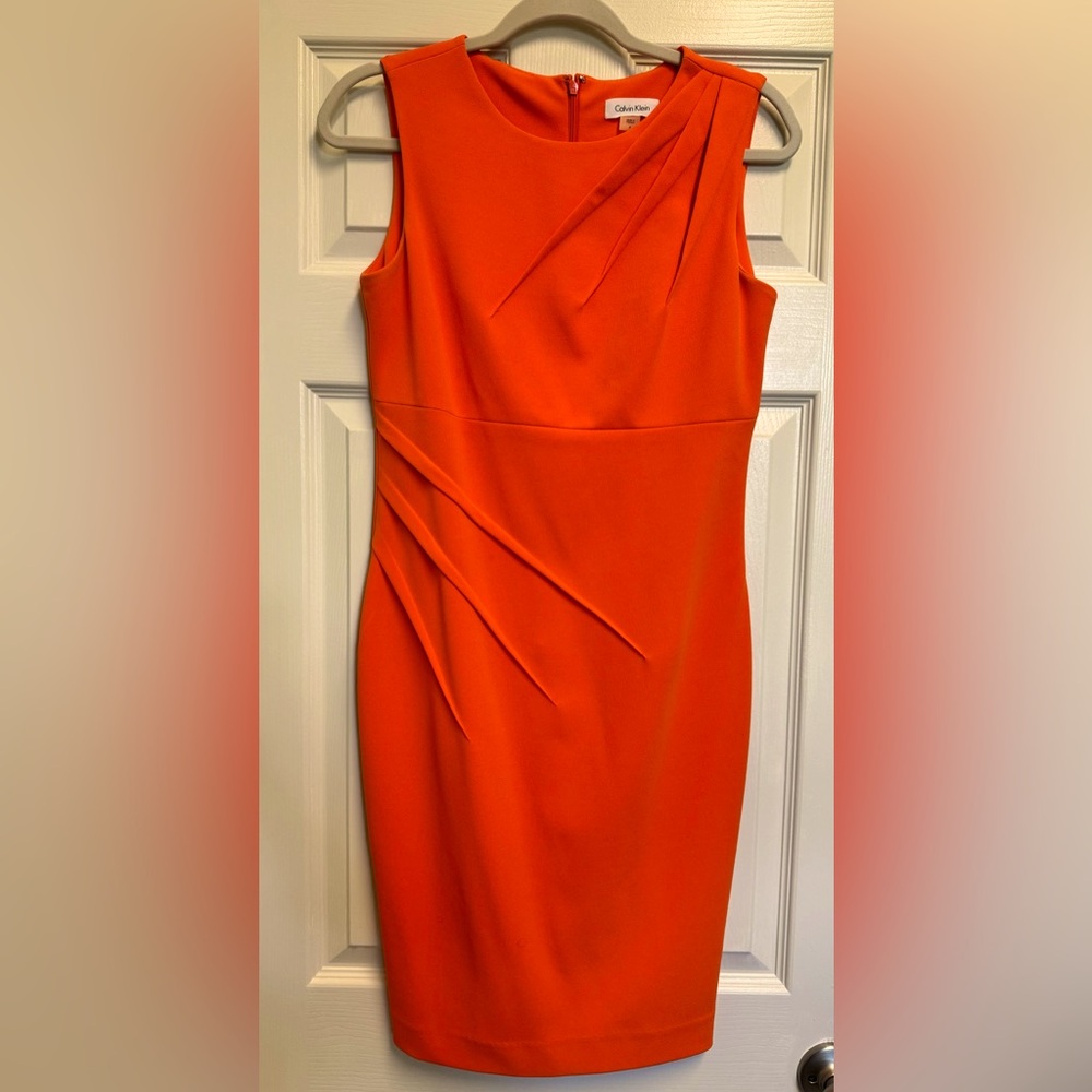 Calvin Klein Orange Dress